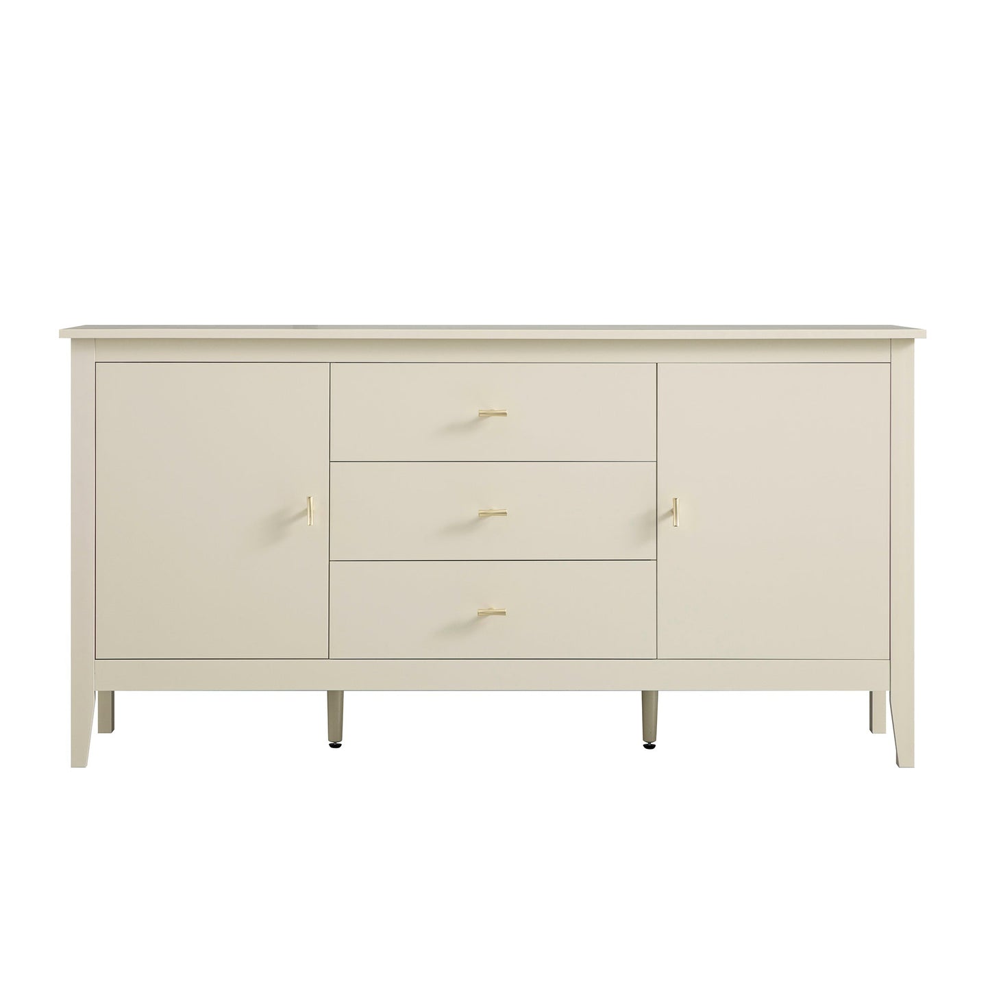 Oakham Wide Sideboard with Drawers, Shaded White