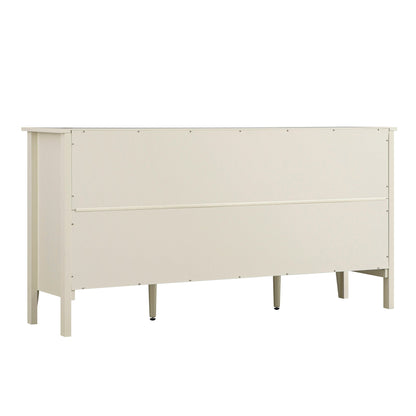 Oakham Wide Sideboard with Drawers, Shaded White