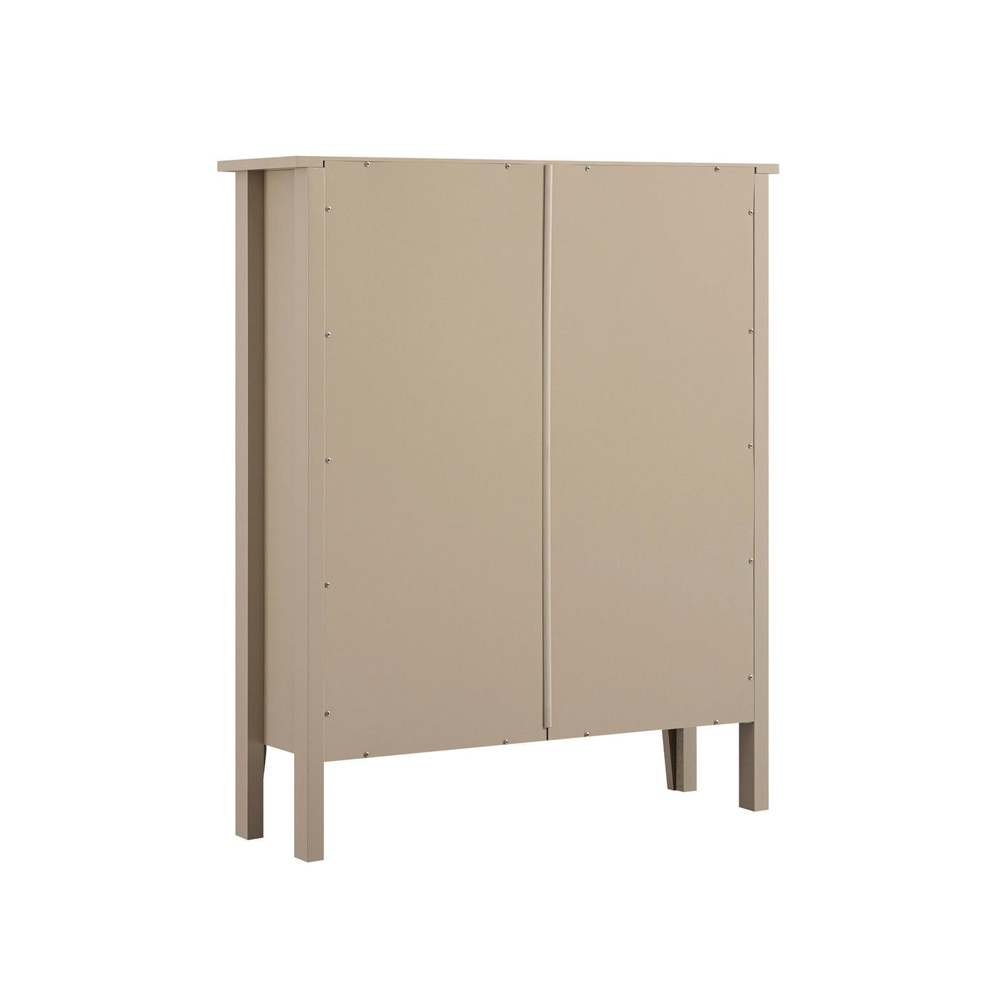 Oakham 2-Tier Shoe Cabinet, Deep Greige