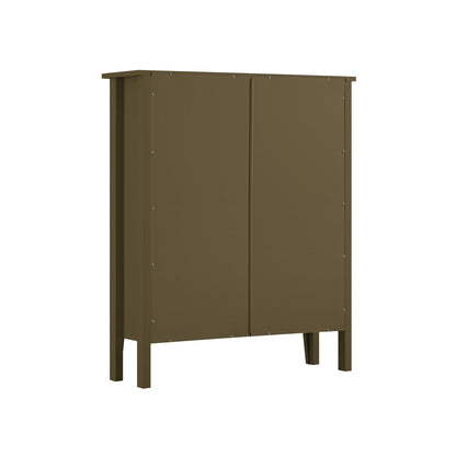 Oakham 2-Tier Shoe Cabinet, Olive Grove