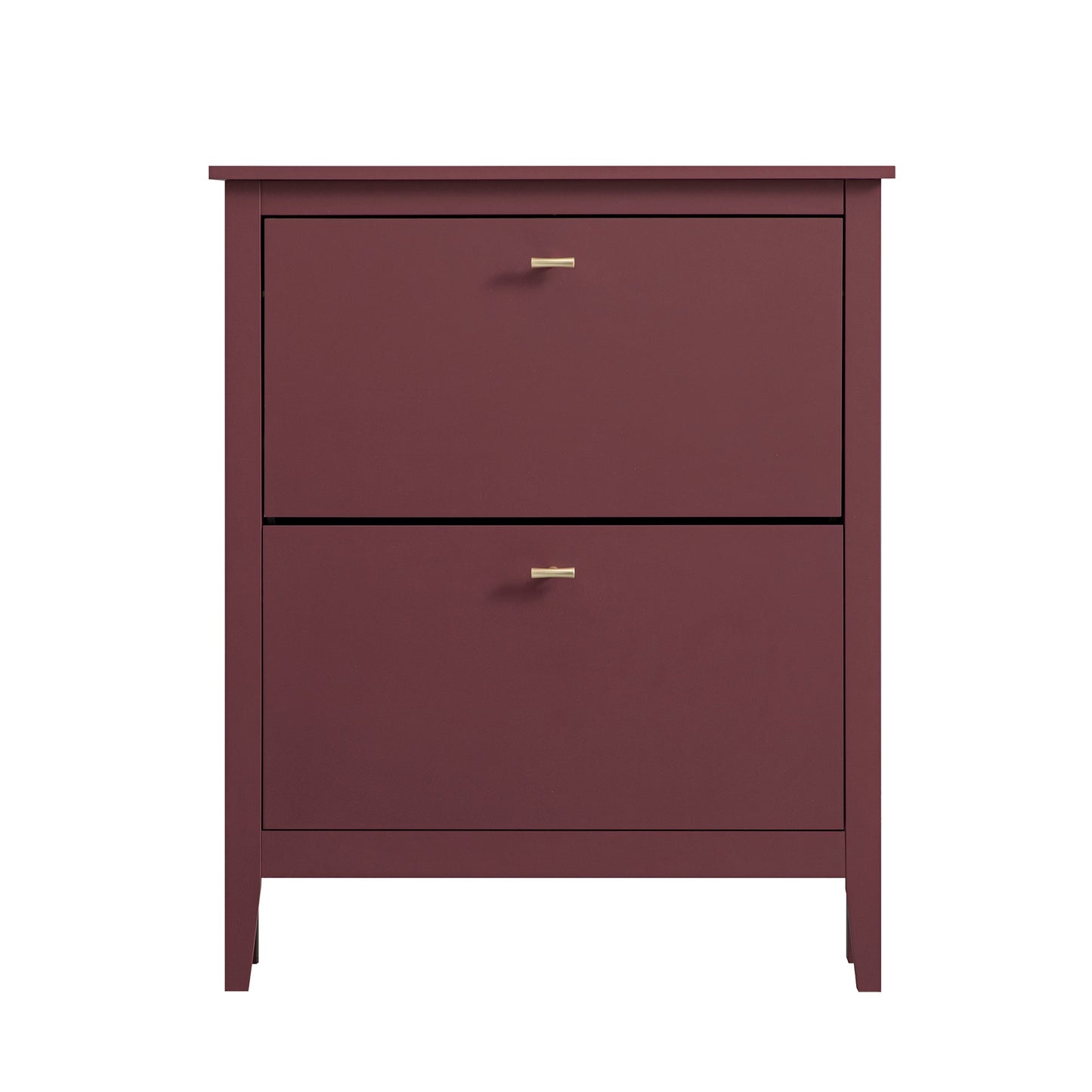 Oakham 2-Tier Shoe Cabinet, Wild Cherry