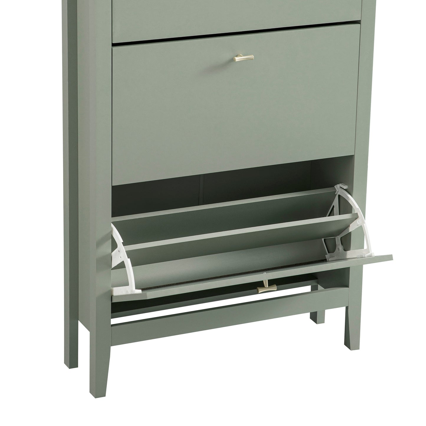 Oakham 3-Tier Shoe Cabinet, Desert Sage