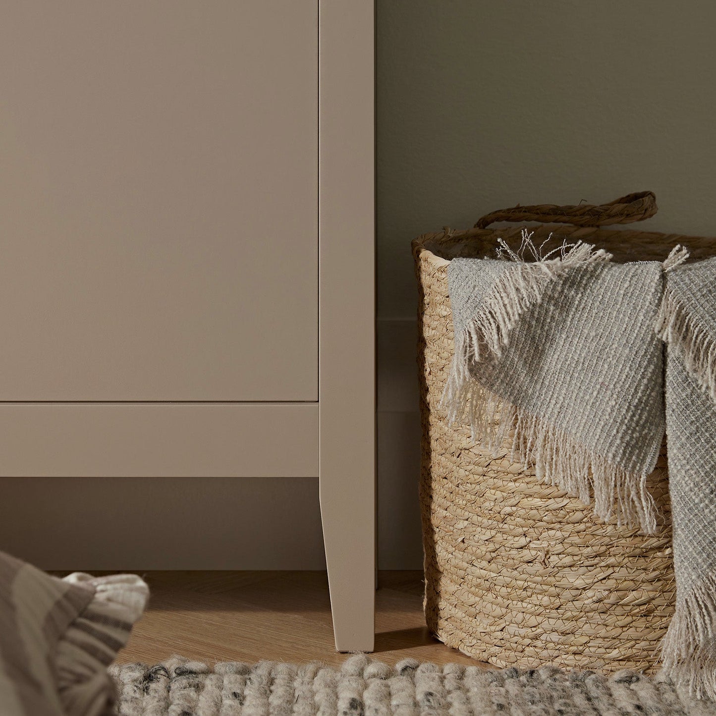 Oakham 2-Tier Shoe Cabinet with Top Drawer, Deep Greige