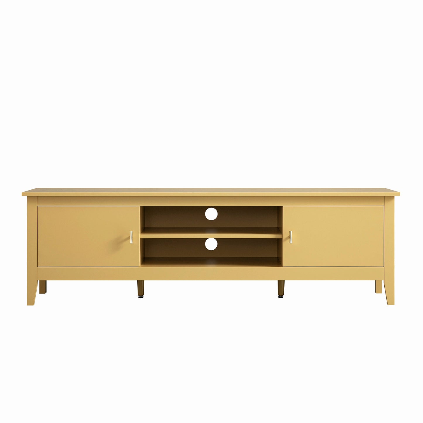 Oakham 150cm TV Unit, Rattan Yellow