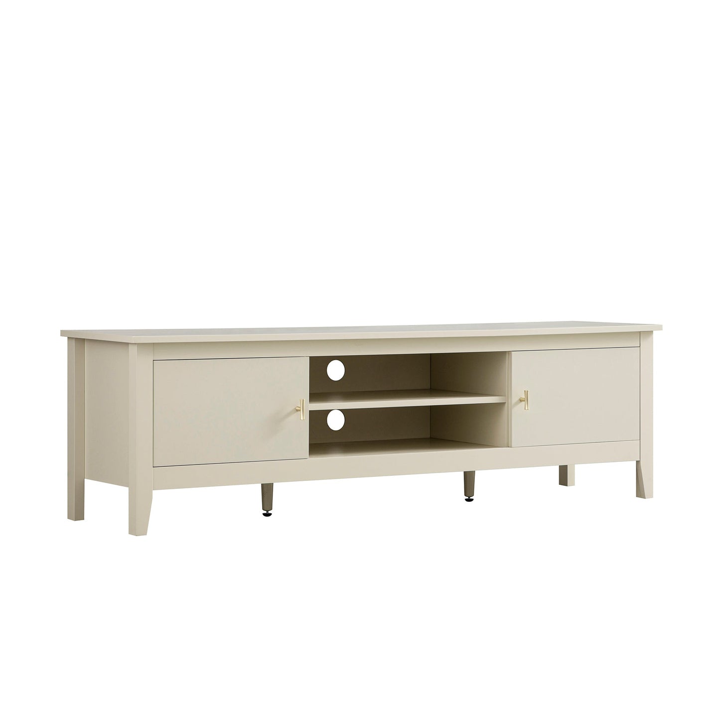 Oakham 150cm TV Unit, Shaded White