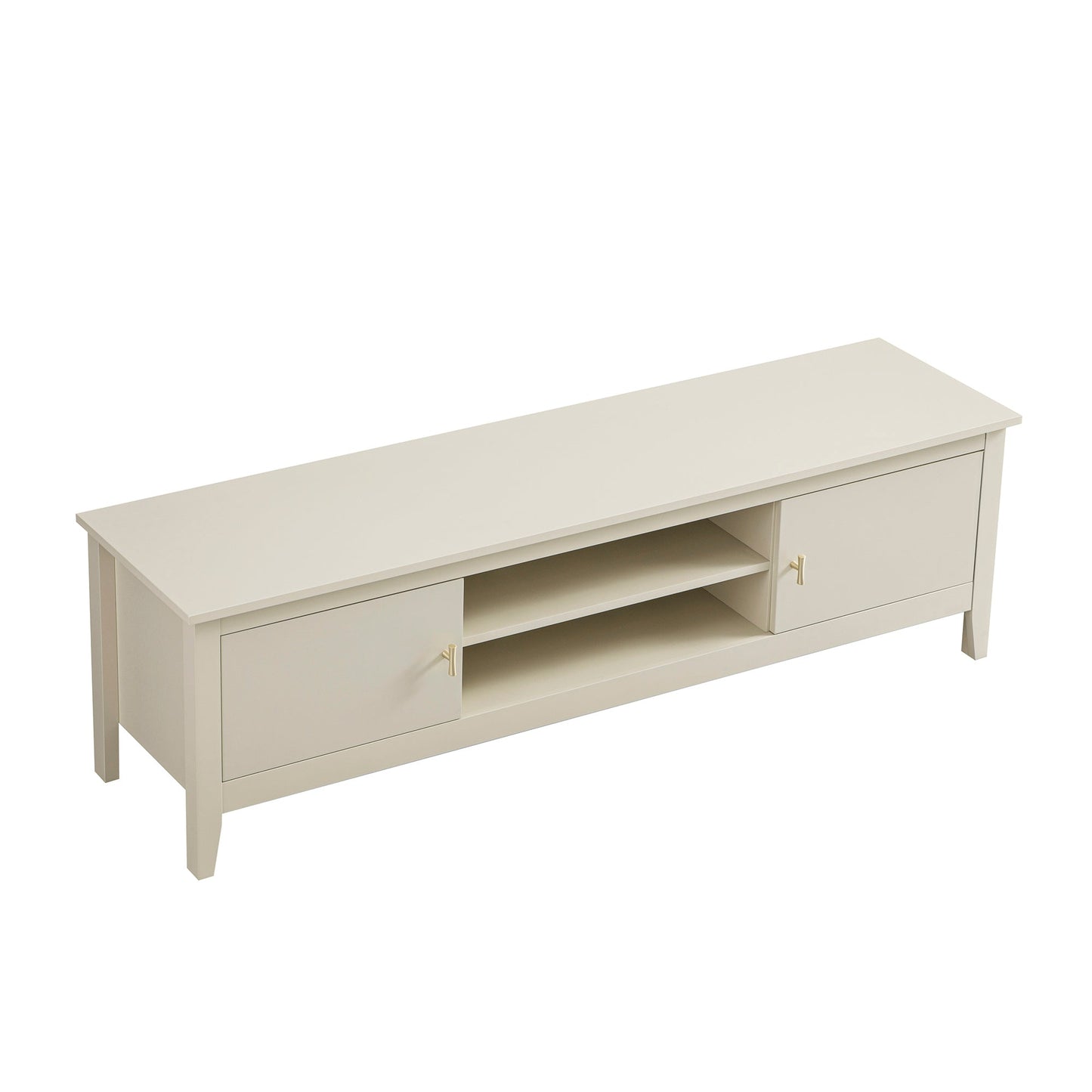 Oakham 150cm TV Unit, Shaded White