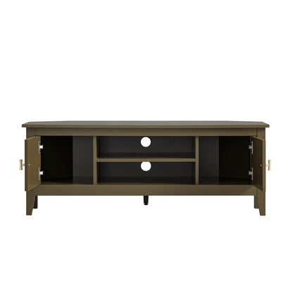 Oakham 120cm Corner TV Unit, Olive Grove