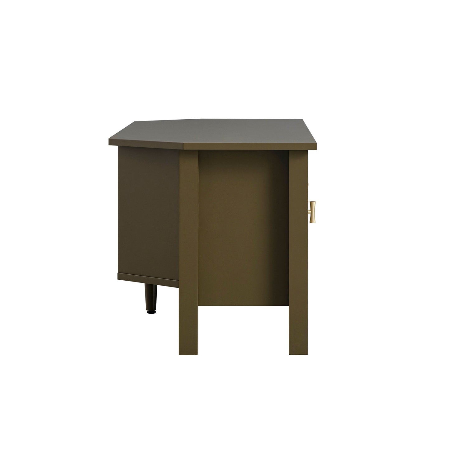 Oakham 120cm Corner TV Unit, Olive Grove