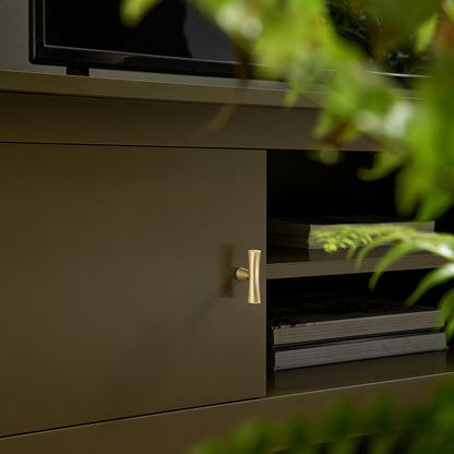 Oakham 120cm Corner TV Unit, Olive Grove