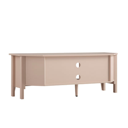 Oakham 120cm Corner TV Unit, Nude Pink