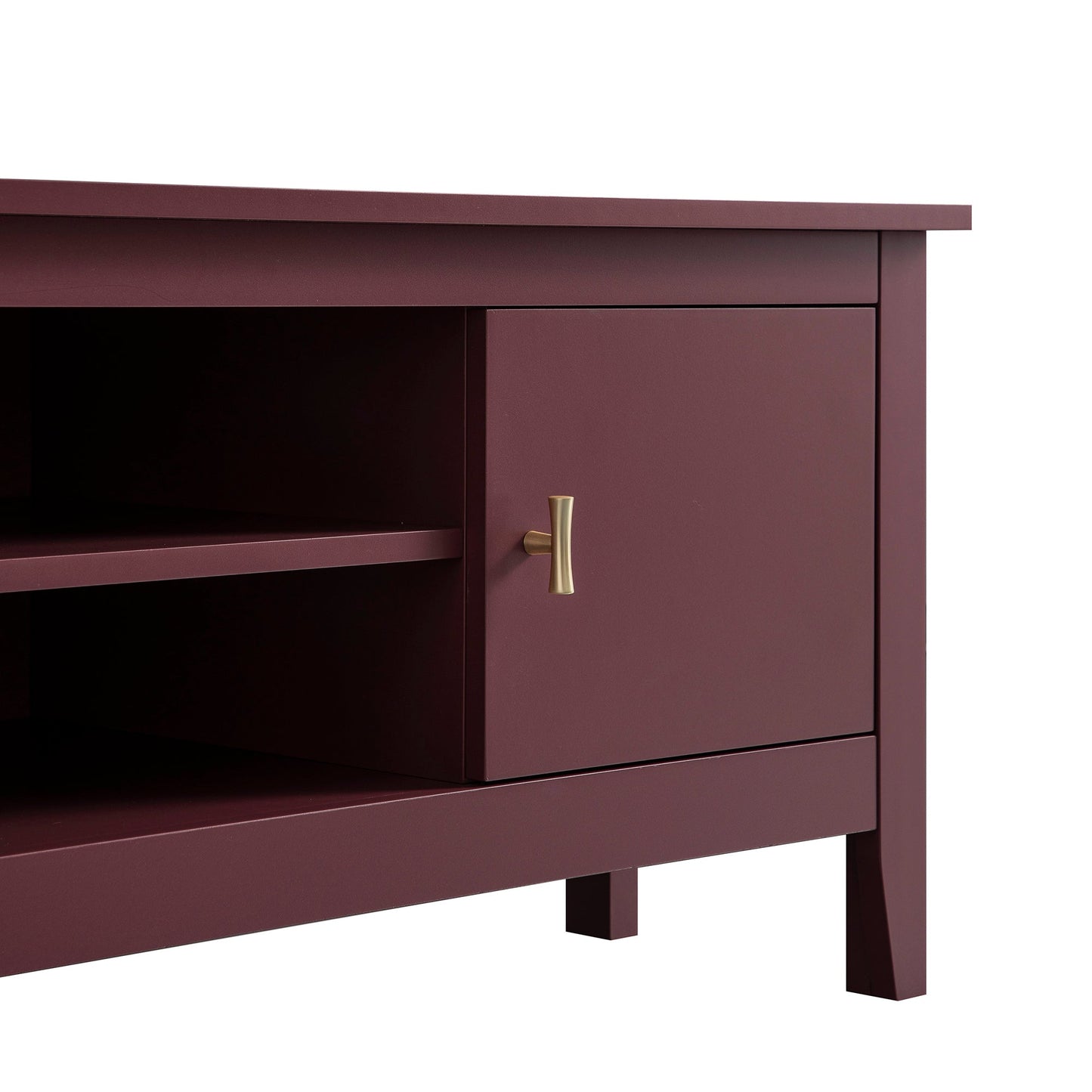 Oakham 120cm Corner TV Unit, Wild Cherry
