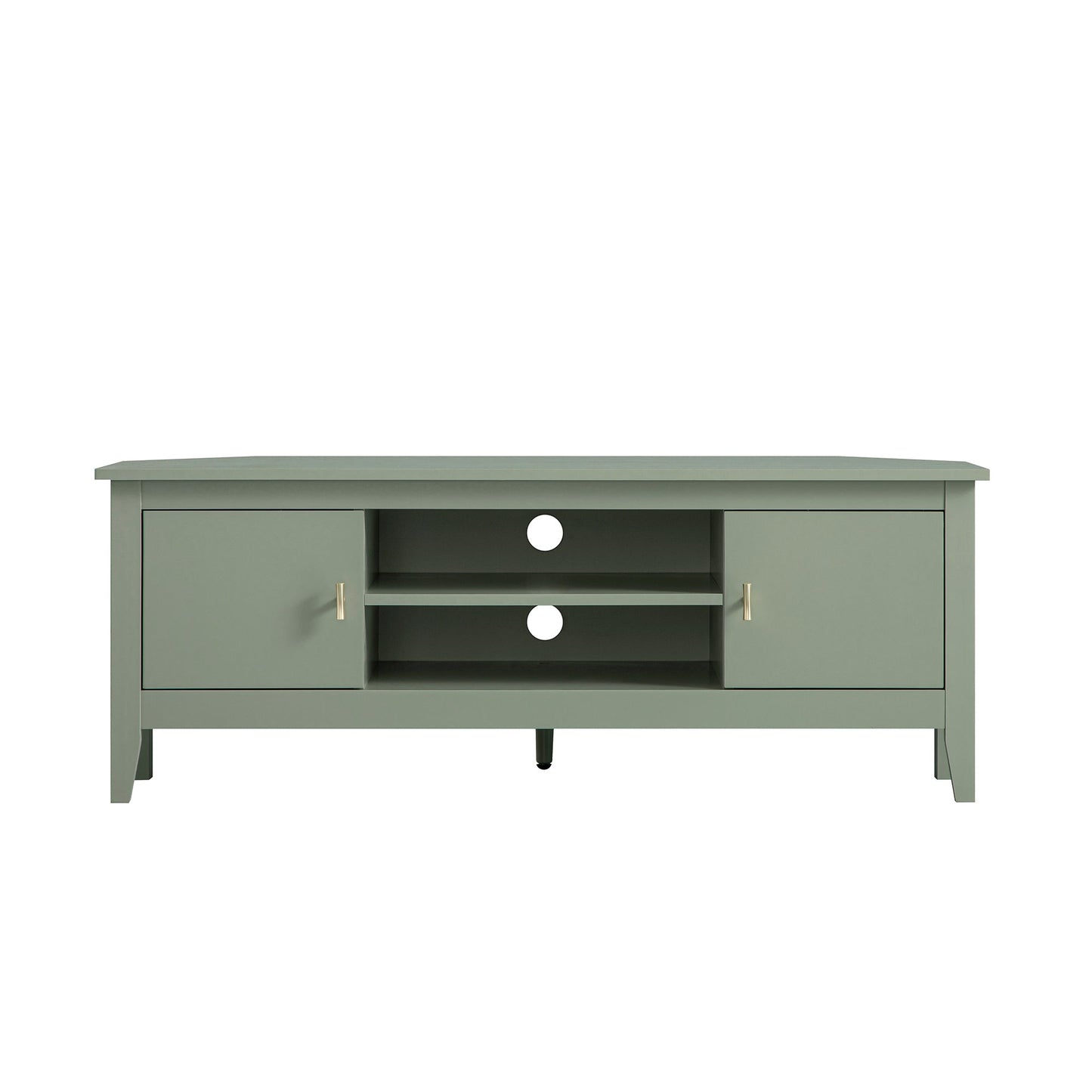 Oakham 120cm Corner TV Unit, Desert Sage