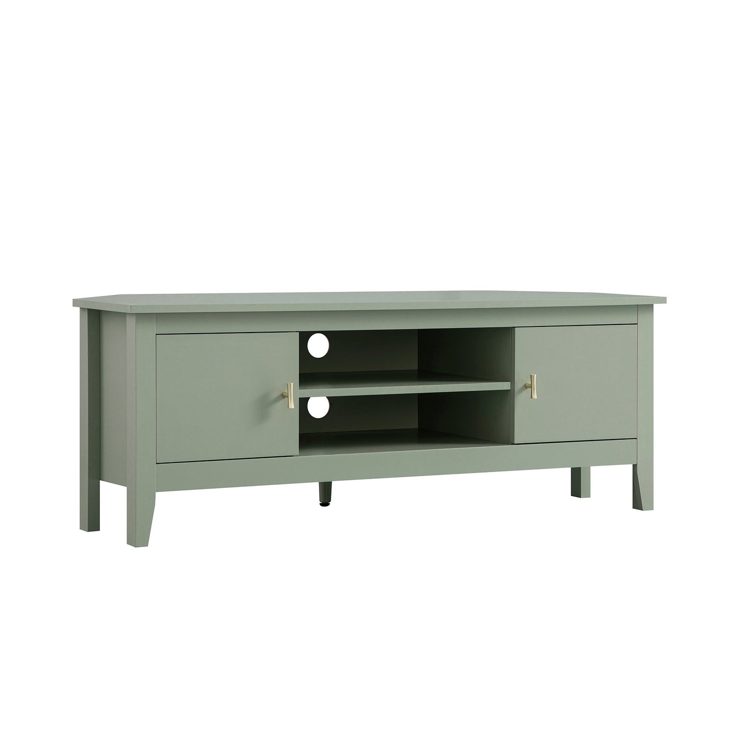 Oakham 120cm Corner TV Unit, Desert Sage