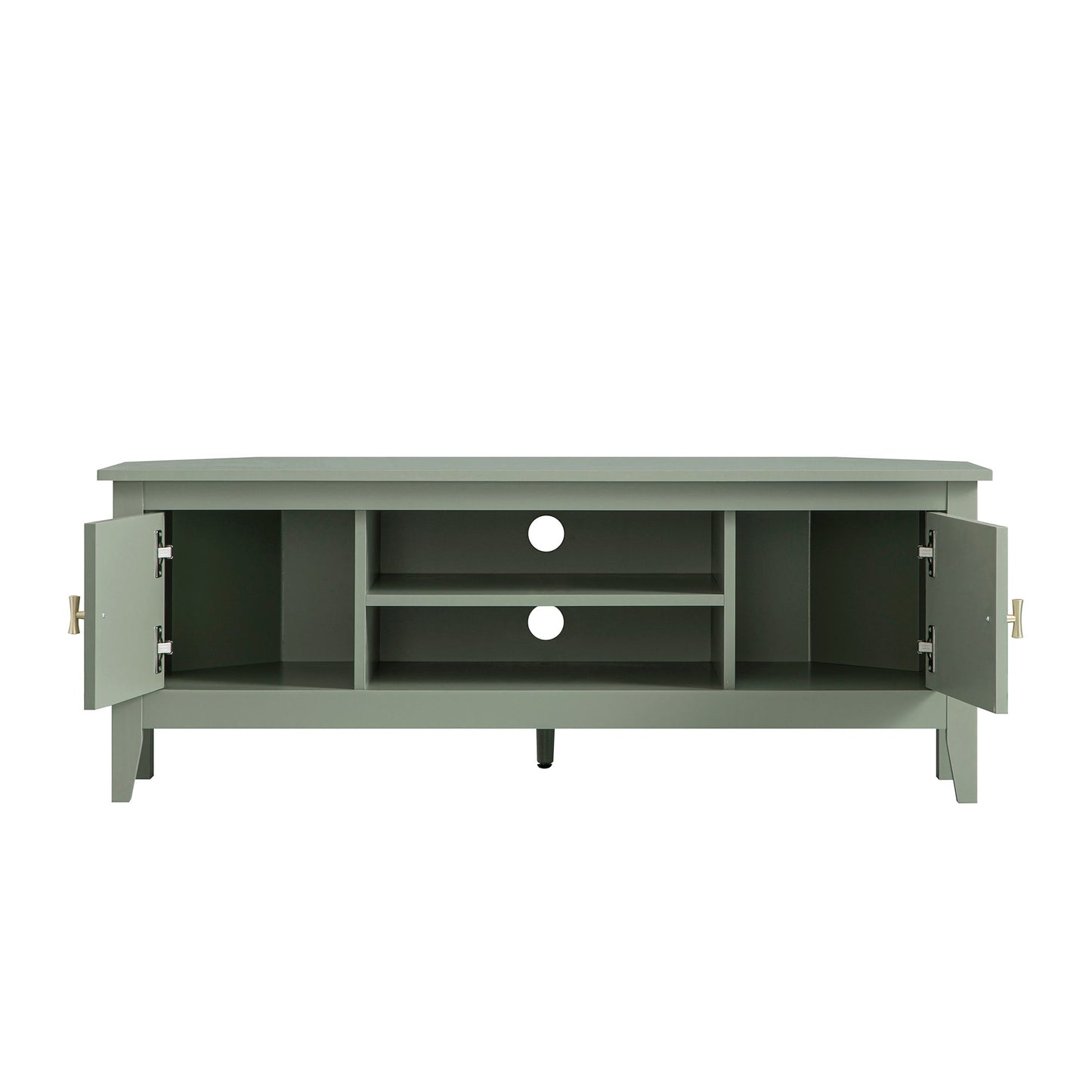 Oakham 120cm Corner TV Unit, Desert Sage