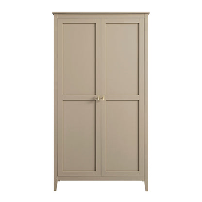 Oakham Double Wardrobe, Deep Greige