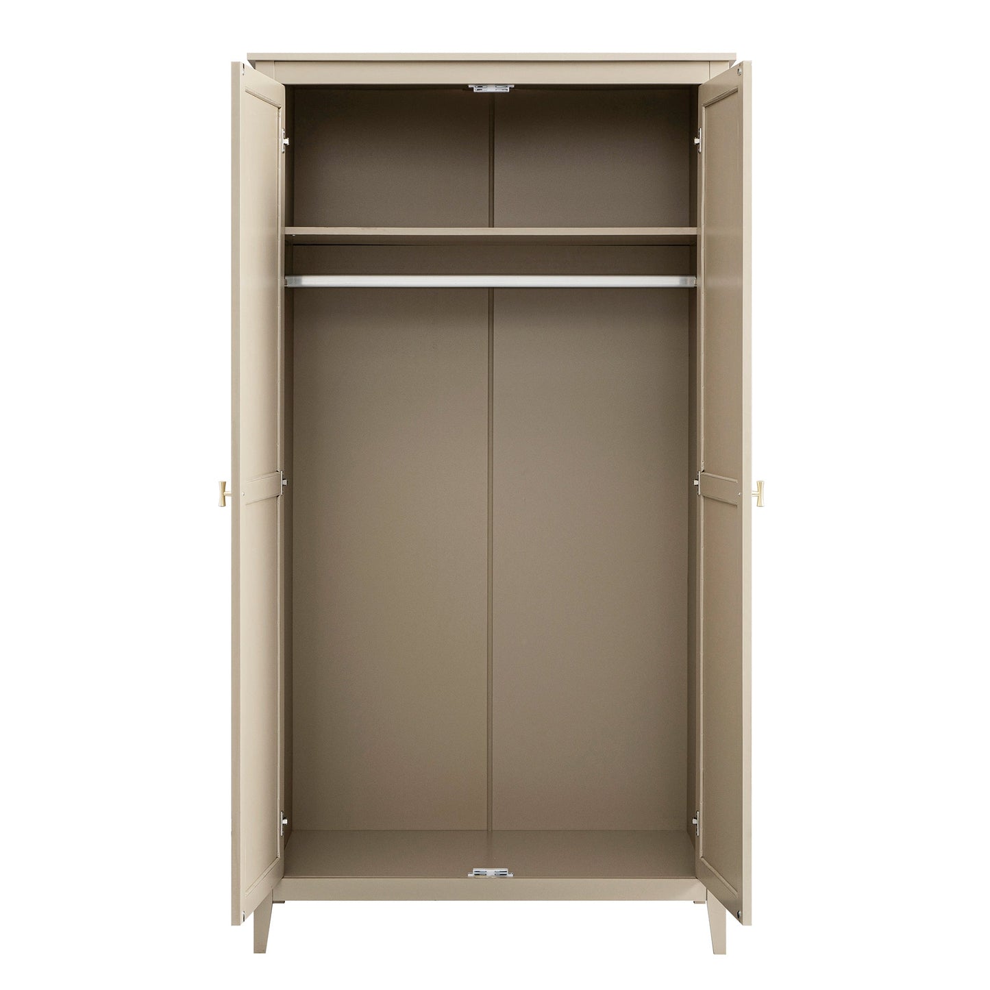 Oakham Double Wardrobe, Deep Greige