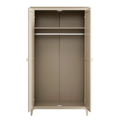 Oakham Double Wardrobe, Deep Greige