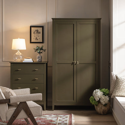 Oakham Double Wardrobe, Olive Grove