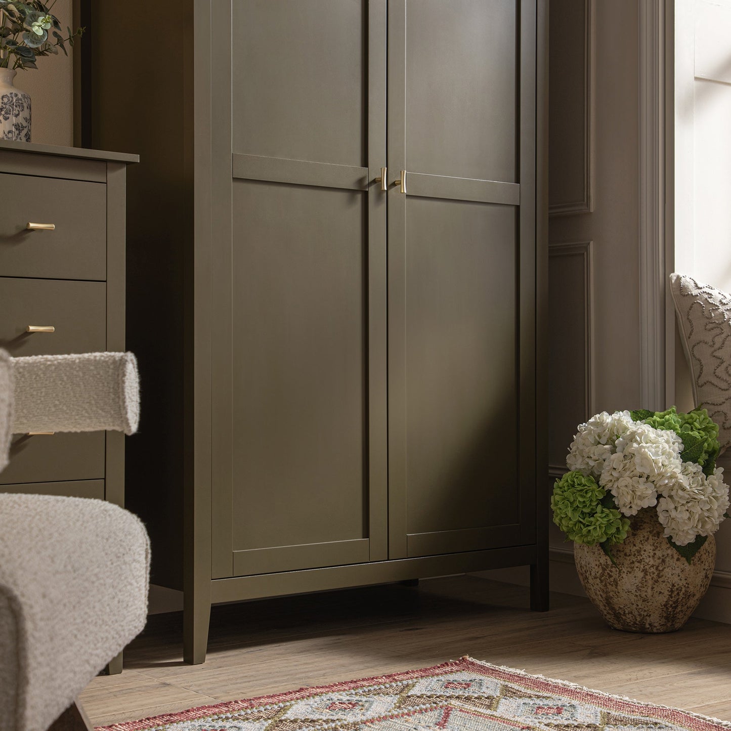 Oakham Double Wardrobe, Olive Grove