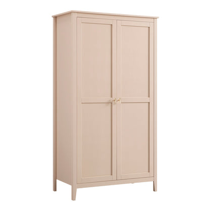 Oakham Double Wardrobe, Nude Pink