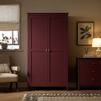 Oakham Double Wardrobe, Wild Cherry