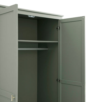 Oakham Double Wardrobe, Desert Sage