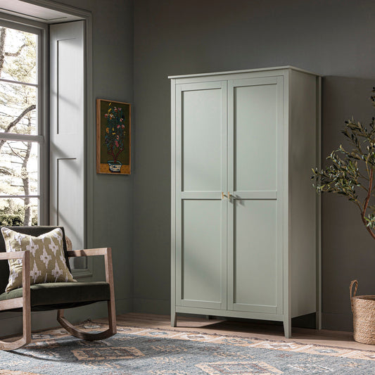 Oakham Double Wardrobe, Desert Sage