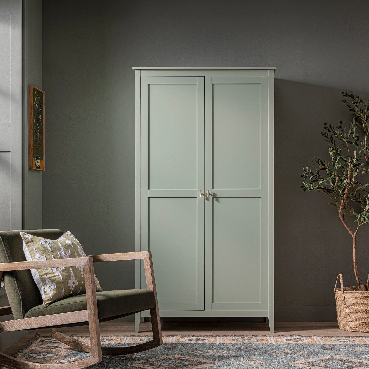 Oakham Double Wardrobe, Desert Sage