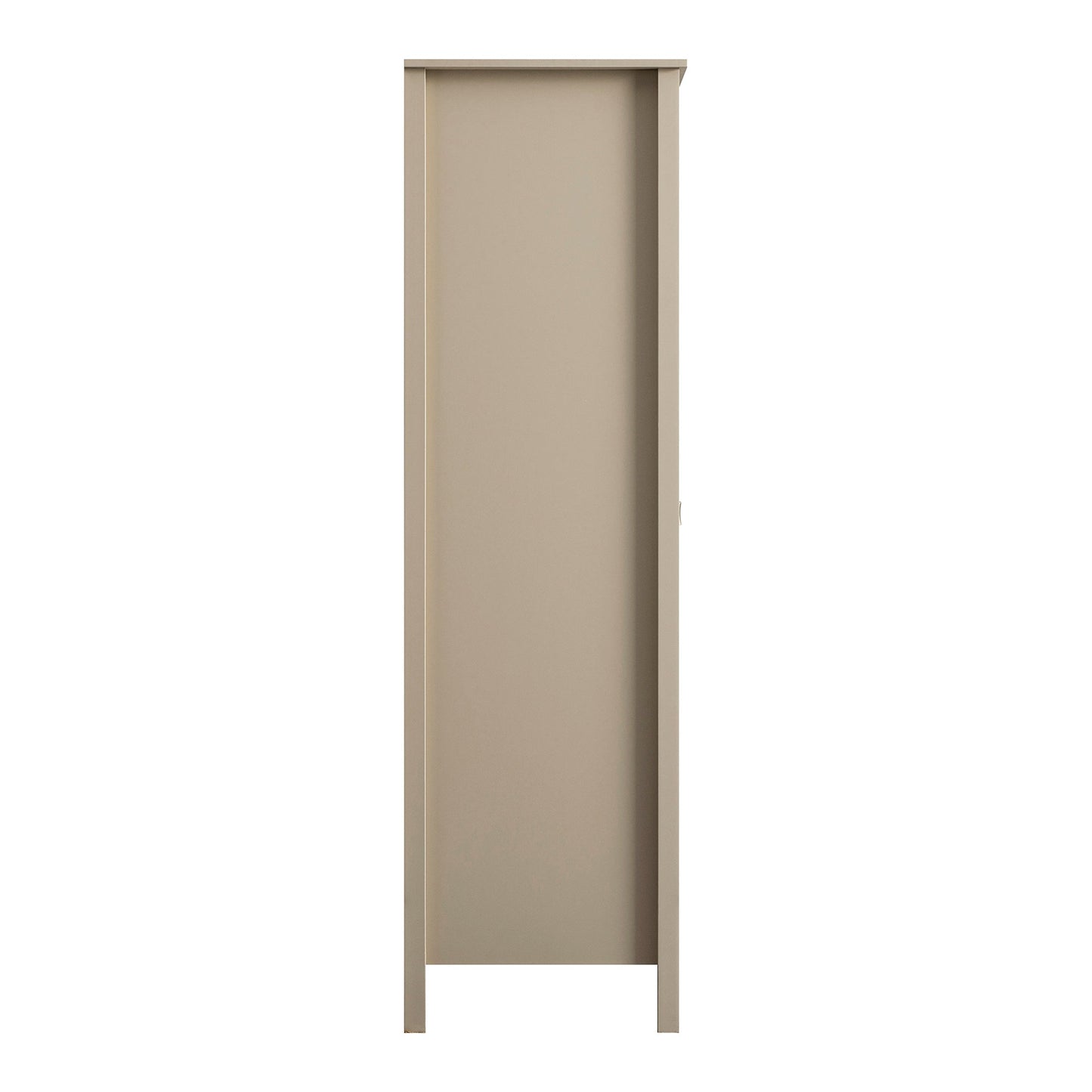Oakham Mirrored Double Wardrobe, Deep Greige