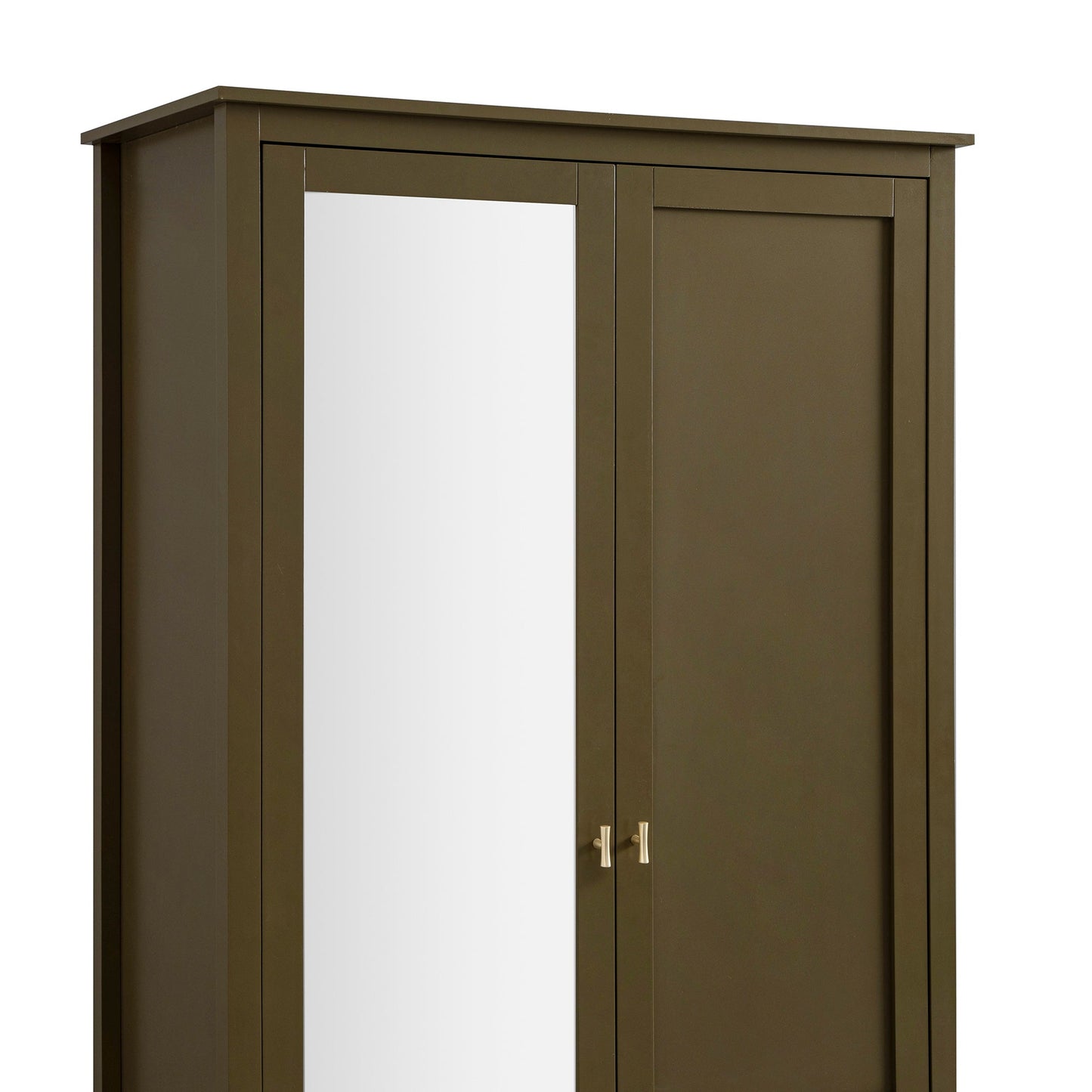 Oakham Mirrored Double Wardrobe, Olive Grove