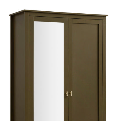 Oakham Mirrored Double Wardrobe, Olive Grove