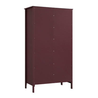 Oakham Mirrored Double Wardrobe, Wild Cherry