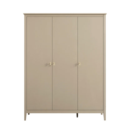 Oakham Triple Wardrobe, Deep Greige
