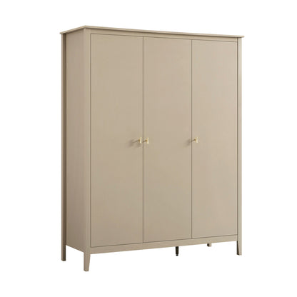 Oakham Triple Wardrobe, Deep Greige