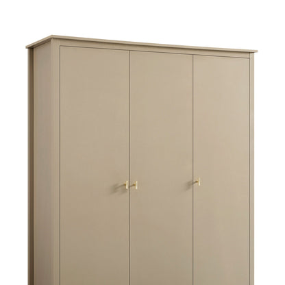Oakham Triple Wardrobe, Deep Greige