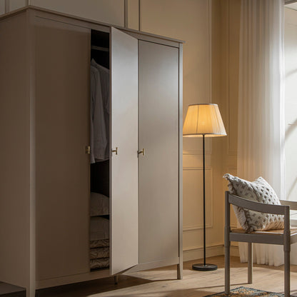 Oakham Triple Wardrobe, Deep Greige