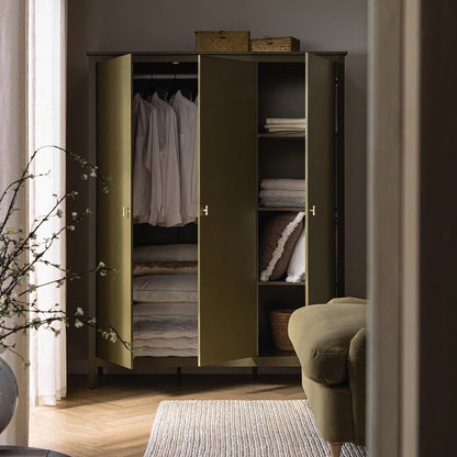 Oakham Triple Wardrobe, Olive Grove