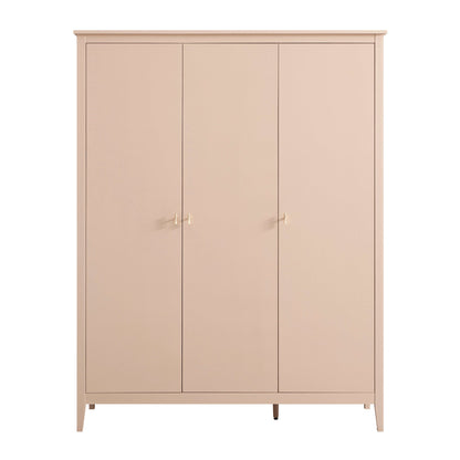 Oakham Triple Wardrobe, Nude Pink