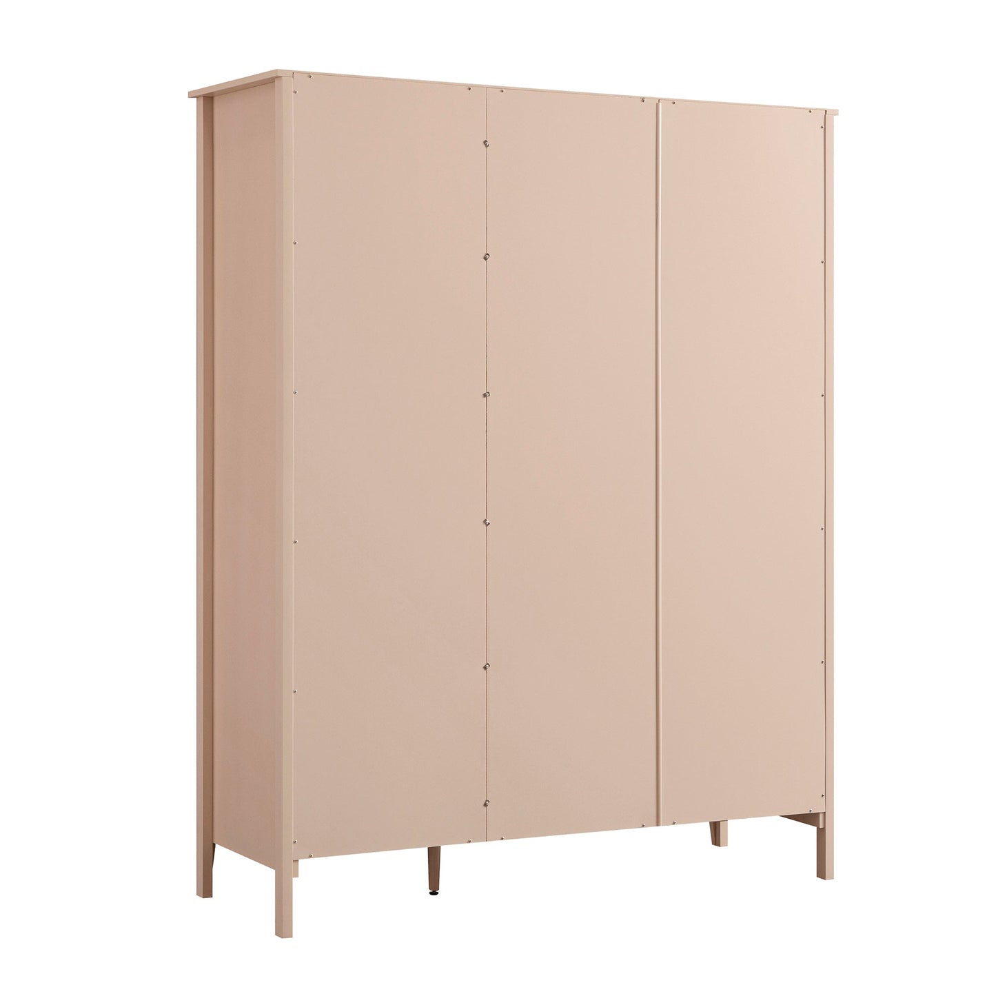 Oakham Triple Wardrobe, Nude Pink