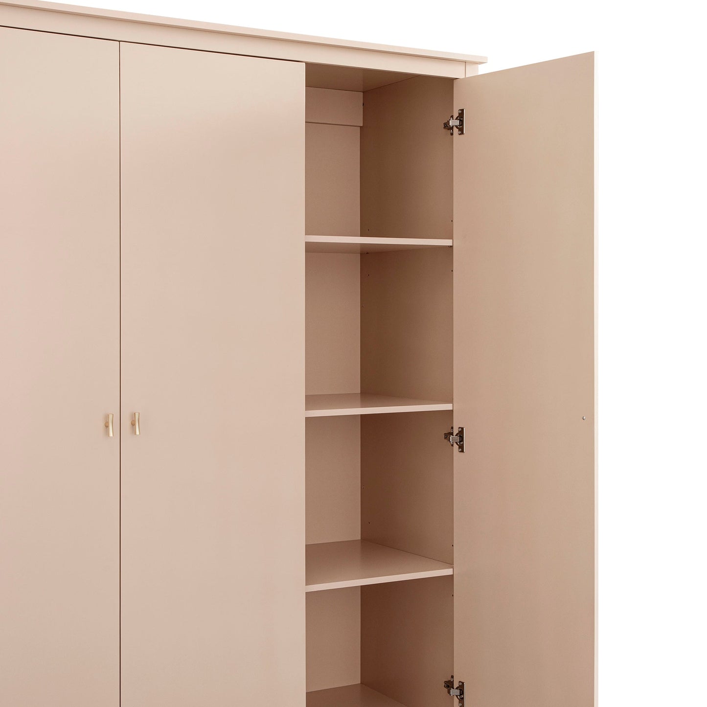 Oakham Triple Wardrobe, Nude Pink