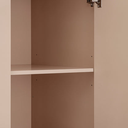 Oakham Triple Wardrobe, Nude Pink