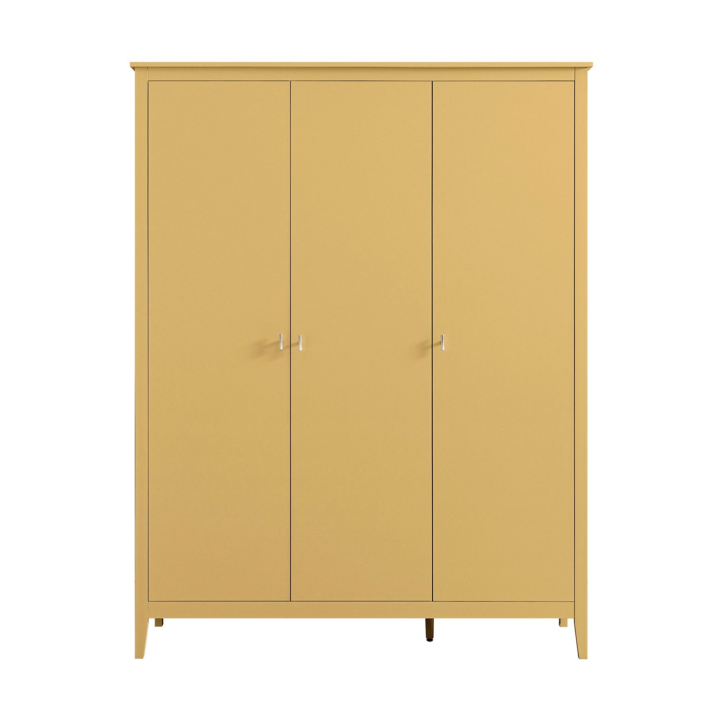 Oakham Triple Wardrobe, Rattan Yellow