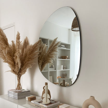 Edge - Large Frameless Irregular Pond Mirror 100cm x 75cm