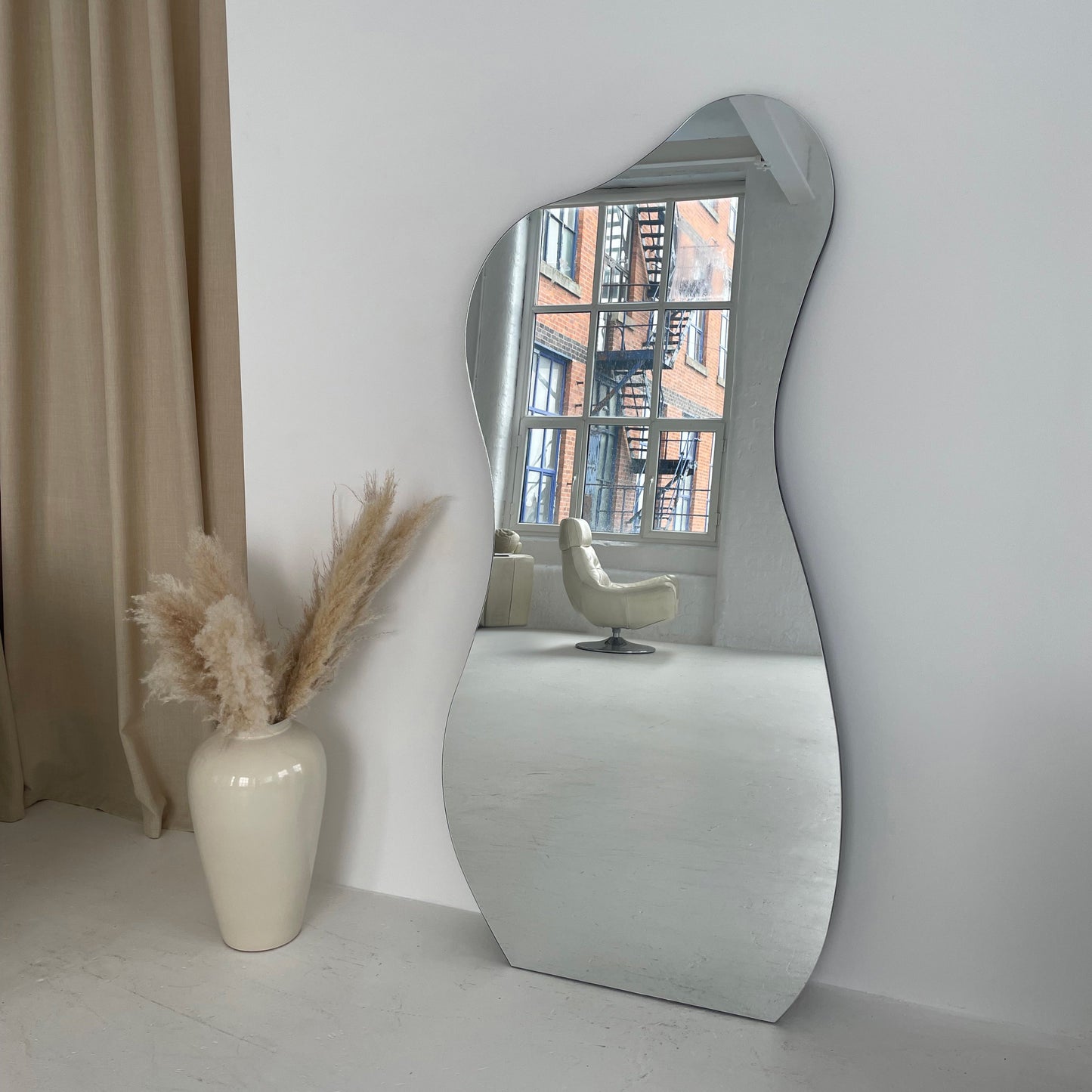 Edge - Large Frameless Full Length Pond Mirror 170cm x 80cm