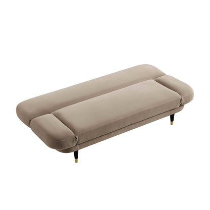 Solna 2-Seater Sofa Bed, Mink Velvet