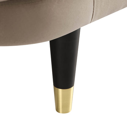 Solna 2-Seater Sofa Bed, Mink Velvet