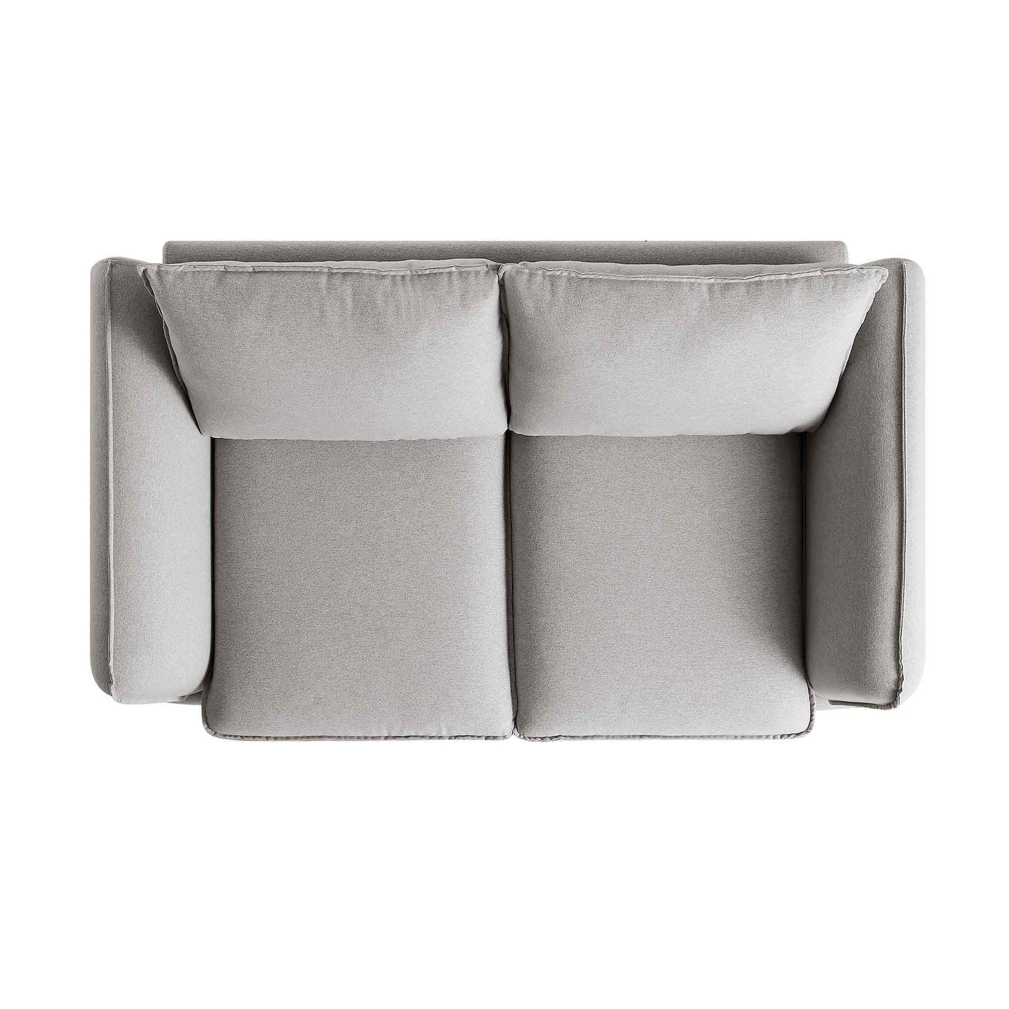 Obriel Grey Marl Fabric Sofa, 2-Seater