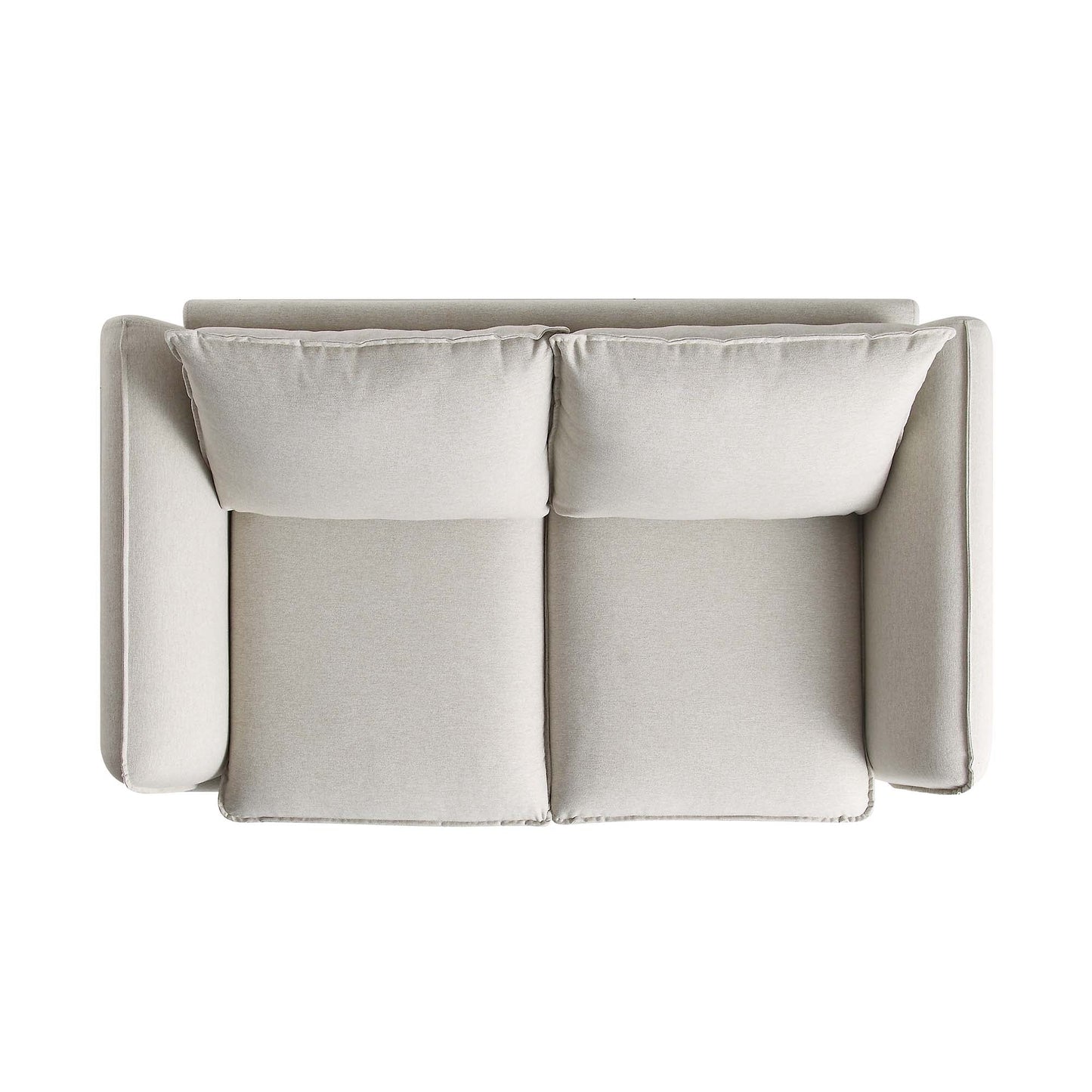 Obriel Oatmeal Fabric Sofa, 2-Seater