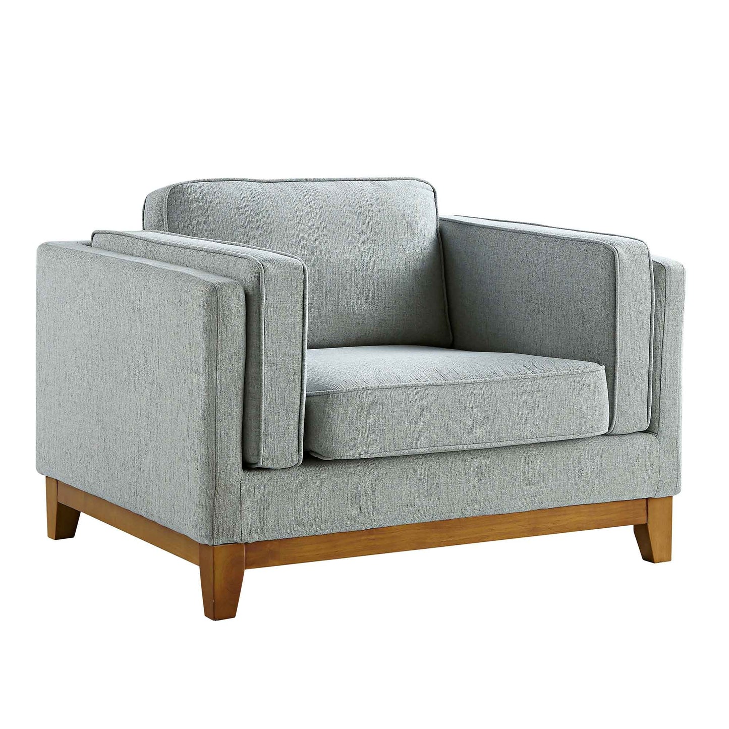 Dipley Sage Fabric Sofa, 1-Seater