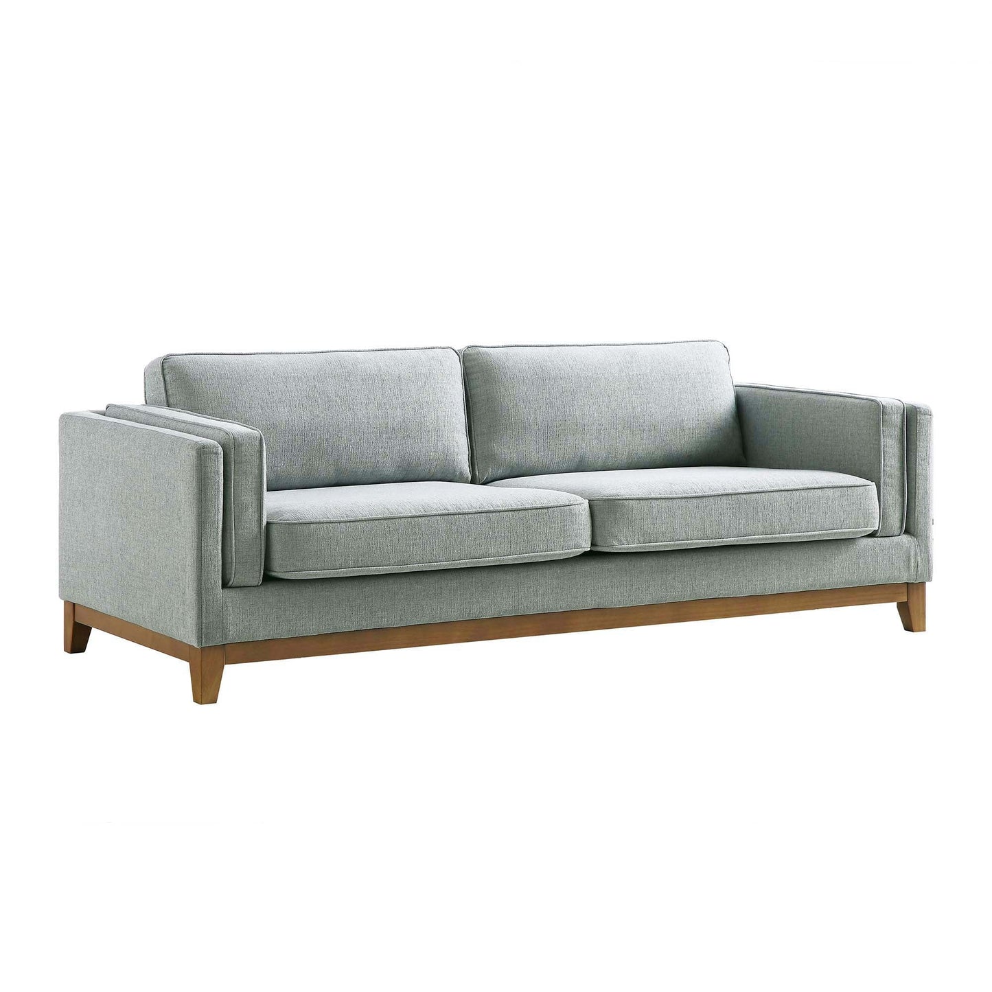 Dipley Sage Fabric Sofa, 3-Seater